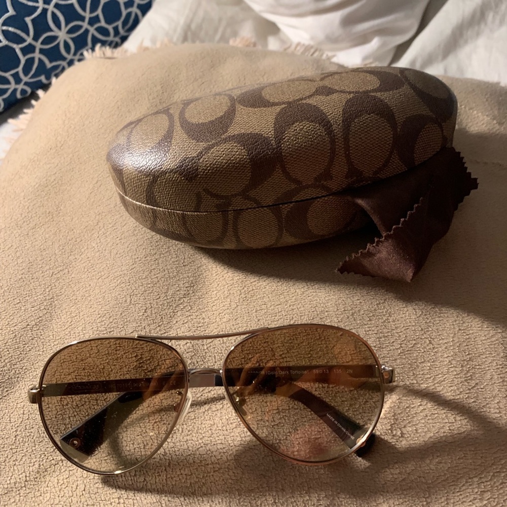 Authentic Used Coach sunglasses